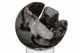 Bargain, Polished, Septarian Geode Sphere - Madagascar #219102-1